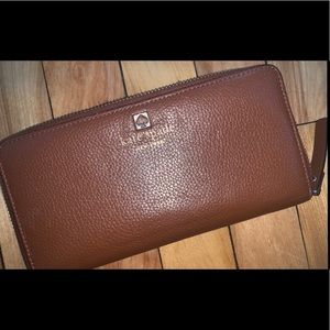 Kate Spade leather Camel wallet